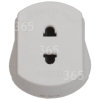 Adaptateur Pour Rasoir Electrique Avec Fusible 1A (boîte De 10) (Prise Anglaise) Wellco