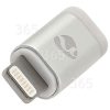 Adaptateur De Charge Et De Synchronisation Lightning 8 Broches Mâle Vers Usb 2. 0 Micro-b Nedis