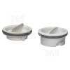 Merloni (Indesit Group) Rinse Aid Dispenser Cap (Pack Of 2)