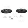Whirlpool Drum Roller (Pack Of 2)