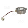 Faretto Alogeno Inox 230v - 25w. IHC 6.5 F A M IX Indesit