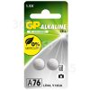 Alkaline Button A76 (LR44) Batteries - Card Of 2 GP Batteries
