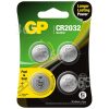 GP Batteries Lithium Button CR2032 (DL2032) Batteries - Card Of 4