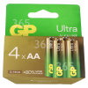 Ultra Alkaline AA Batteries - Card Of 4 GP Batteries