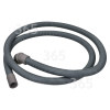Baumatic 2mtr. Drain Hose 17mm End With Slight Angle End 30mm, Internal Dia.s'