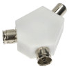 Koaxialstecker Mit 2 Buchsen