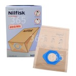 D'origine Nilfisk Sacs Aspirateur ( Paquet De 5 )