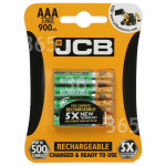 Original JCB AAA NiMH Wiederaufladbare Batterien (Betriebsbereit)