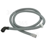 Alternative Manufacturer 2.2m Drain Hose Straight 23mm To Right Angle 35mm Fitting