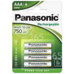 Original Panasonic Evolta AAA NiMH Wiederaufladbare Batterien (4er Packung)