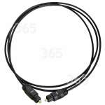 Genuine av:link 2.5m Fibre Optic TOSlink Lead - Black