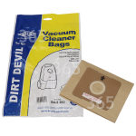 Empfohlenes alternatives Ersatzteil DV (35600765) Staubsaugerbeutel (5er-Packung) - BAG263