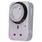 Wellco 24 Hour Plug-In Segment Timer - UK Plug