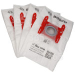 Genuine Bosch Synthetic Vacuum Dust Bag (Type G) - Pack Of 4