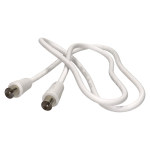 Wellco Koaxial-Stecker An Stecker Kabel - 1m