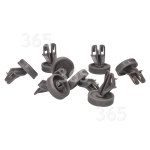 Originale Whirlpool Rotella Del Cestello Inferiore Lavastoviglie - Confezione Da 8