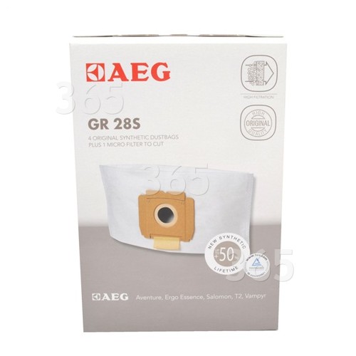 Kit Sac À Poussière Et Filtre Pour Aspirateur GR28S (pack De 4) Electrolux Group