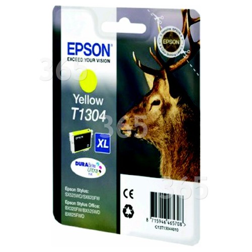 Cartucho De Tinta T1304 Original Amarilla Epson