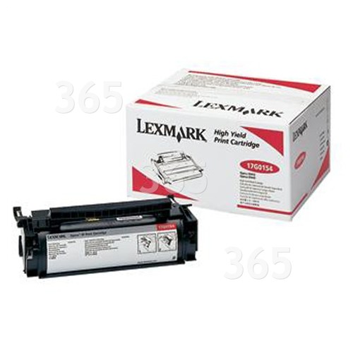 Cartucho De Tóner Original 17G0154 Alto Rendimiento Negro Lexmark