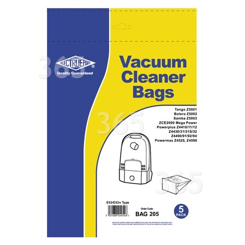 Sacs Aspirateur E53 (Paquet De 5) - BAG205 - Electrolux