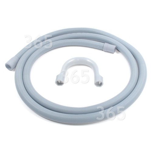 Universal 2.5m Drain Hose With Straight Ends 19mm & 22mm Internal Dia's.
