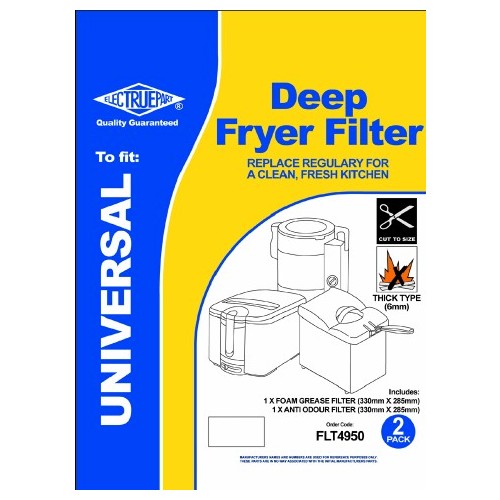 Russell Hobbs Universal Fritteusen-Fettfilterset : (zuschneidbar) 330x285mm