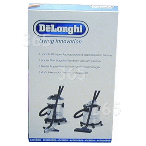 Delonghi Papierbeutel & Filter (5er Pack)