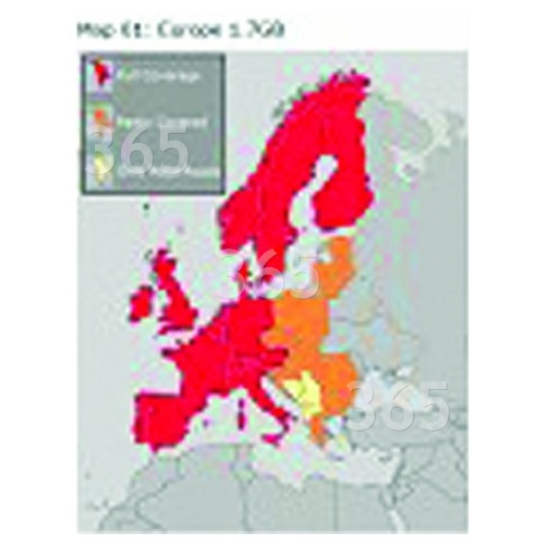 DVD-ROM Paquete De Mapas Europeos Para GPS Sony