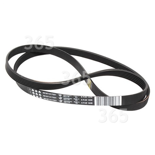 Whirlpool Poly-Vee Drive Belt - 1249J6PJE