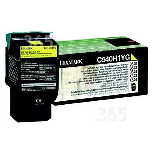 Cartucho De Tóner Original C540H1YG Amarillo Lexmark