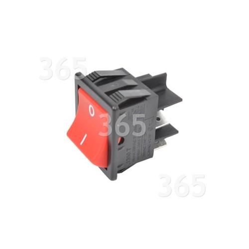 Interruptor Basculante De Encendido De Aspiradora - Compatible - Rojo - 4 Placas Numatic