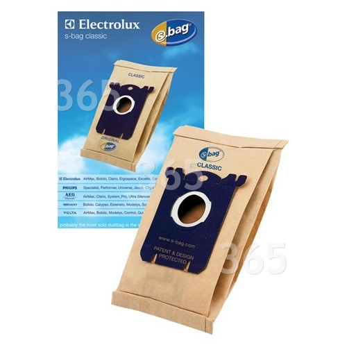 Sacs En Papier D'Aspirateur E200B (Boîte De 5) Electrolux