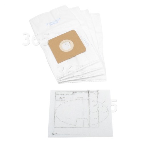 Electrolux ES66 / E66 / E66N Papierbeutel (4er Pack)