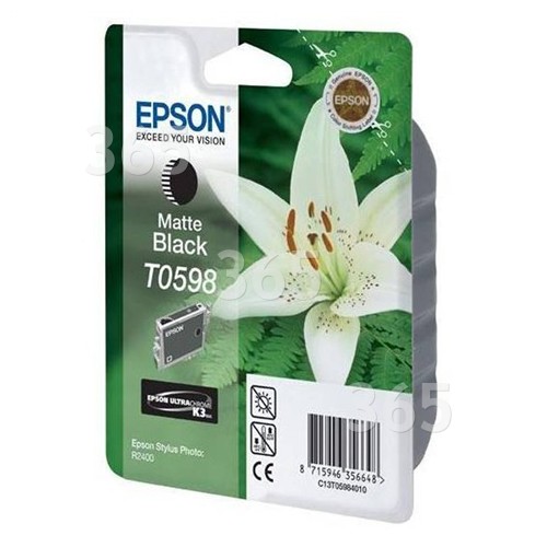 Epson Original T0598 Tintenpatrone Mattschwarz