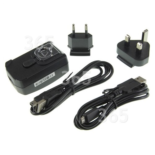 Garmin 230V Reiseladegrät USB 5V-1A (GB & EU Adapter)