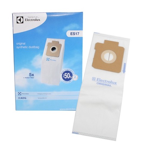 ES17 Kit Sac &Agrave; Poussi&egrave;re Synth&eacute;tique Et Filtre Pour Aspirateur - Pack De 5 Electrolux Group