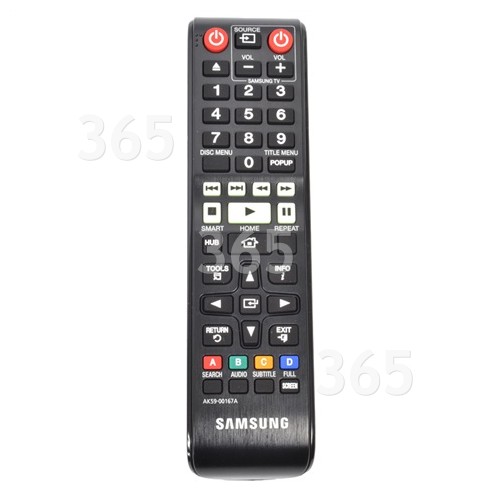 Samsung AK59-00167A Blu-Ray Player Remote Control