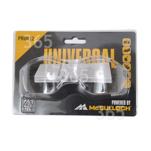 PRO012 Lunettes De Protection - Transparentes Universal Powered By McCulloch