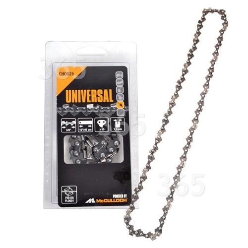 Universal Powered By McCulloch CHO026 40cm (16") 55 Drive Link Chainsaw Chain