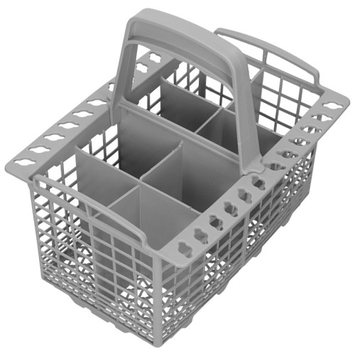 Spares2go Cestello Portaposate Per Lavastoviglie Indesit - Ricambio Originale Compatibile, 8 Scomparti, Blu
