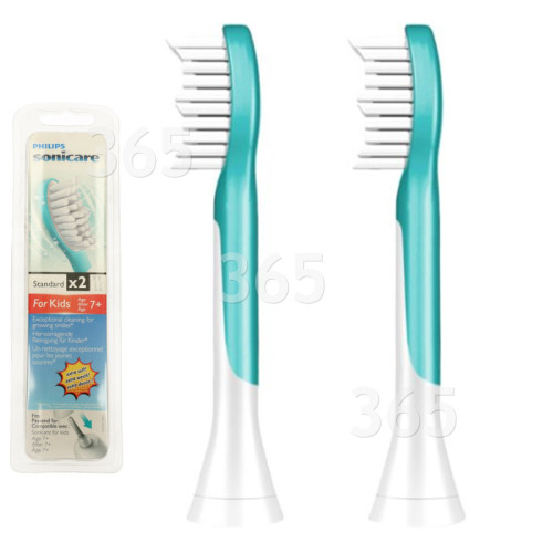 Cabezal De Cepillo De Dientes Sonicare Para Niños - Pack De 2 Philips