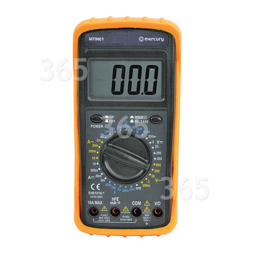 Professional Ac/Dc Digital Multimeter 600V 2MA - 10A Safety Tester PPE