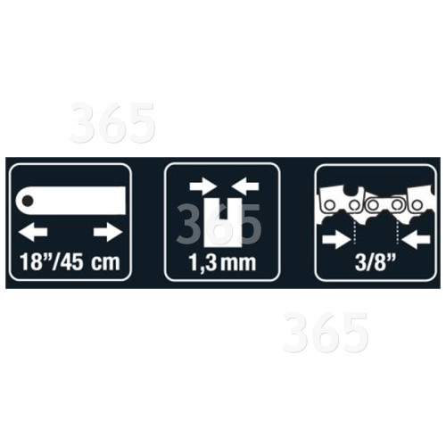 Flymo BRO071 45cm (18") 60 Drive Link Chainsaw Bar