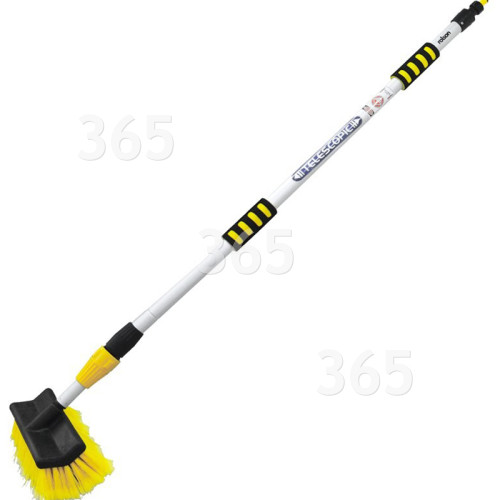 Rolson Heavy Duty Telescopic Water Fed Wash Brush - 2m