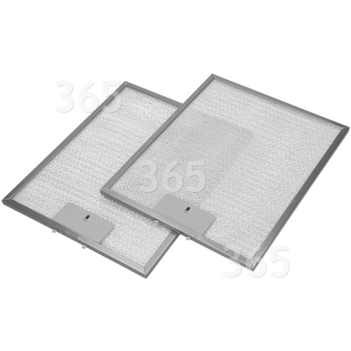 Metal Mesh Cooker Hood Grease Filter (Pack Of 2) : 320x260mm