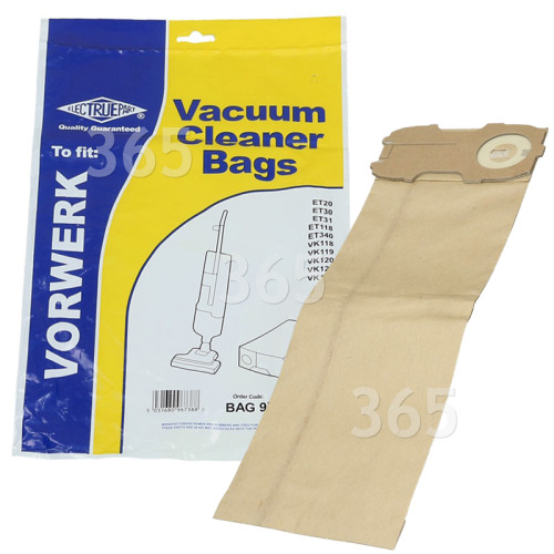 bolsas de aspiradora compatible con Vorwerk Kobold 120