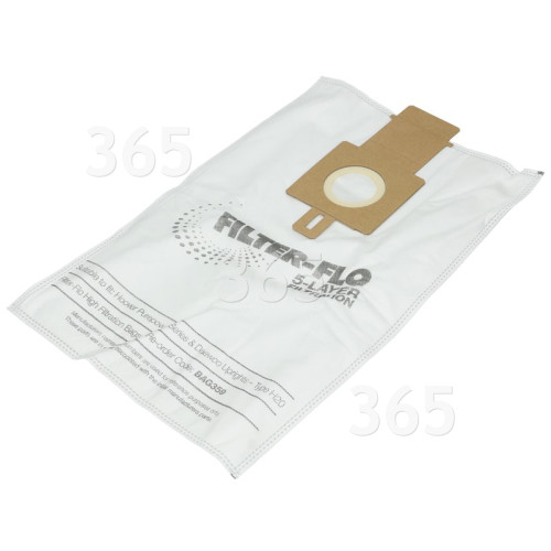 H20 Filter-Flo Synthetic Dust Bags (Pack Of 5) - BAG359