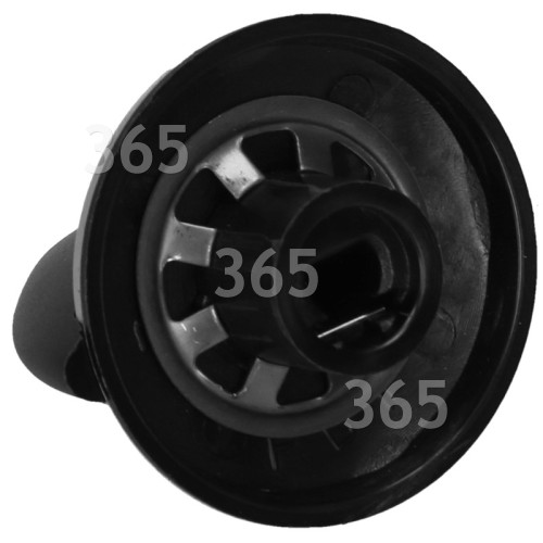 Whirlpool Hob Control Knob - Black / Silver