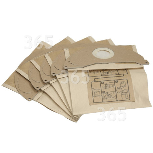 Bolsa De Doble Capa De Aspiradora - Pack De 5 Karcher