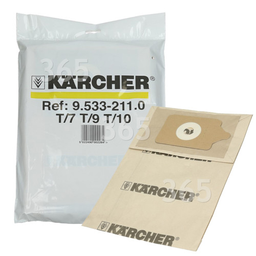 Sacs En Papier Pour Aspirateur (Paquet De 10) Karcher